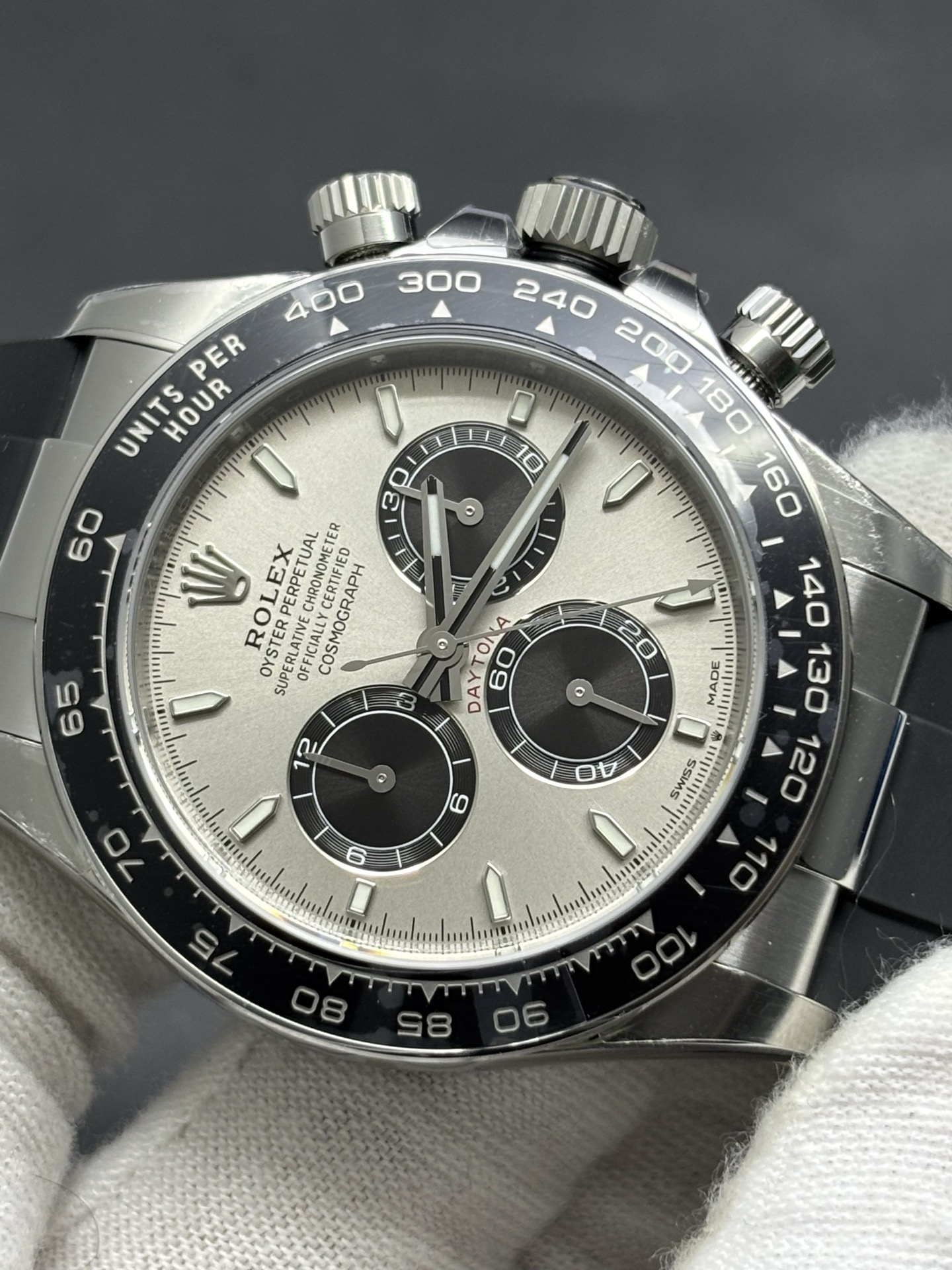 Rolex Daytona Oysterflex Silver