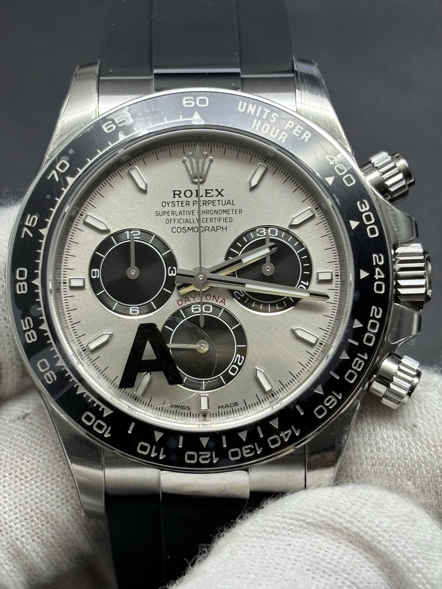 Rolex Daytona Oysterflex Silver