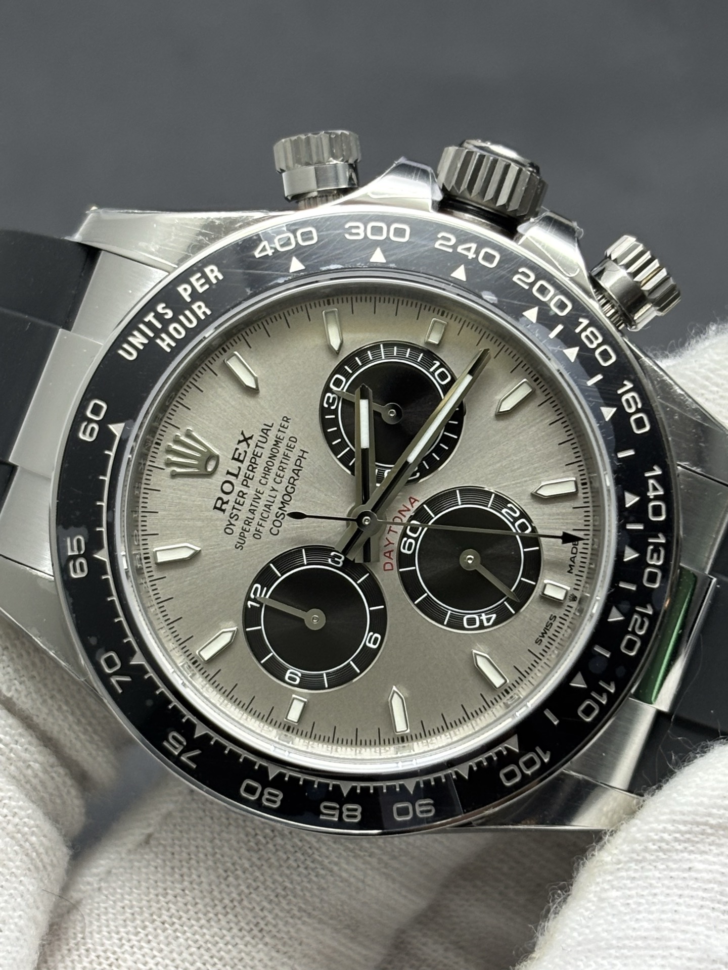 Rolex Daytona Oysterflex Silver