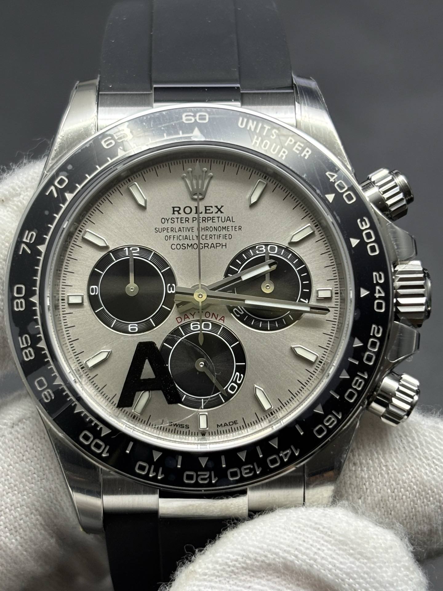 Rolex Daytona Oysterflex Silver