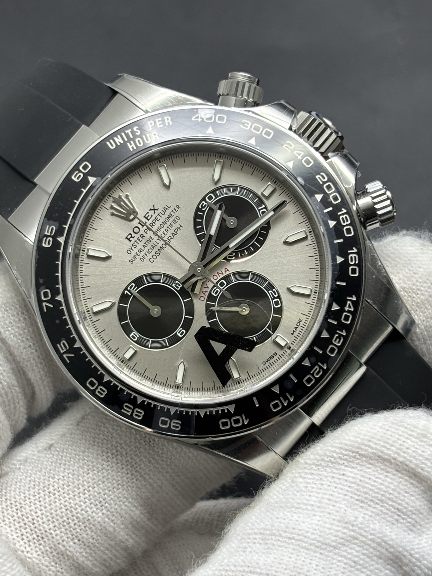 Rolex Daytona Oysterflex Silver