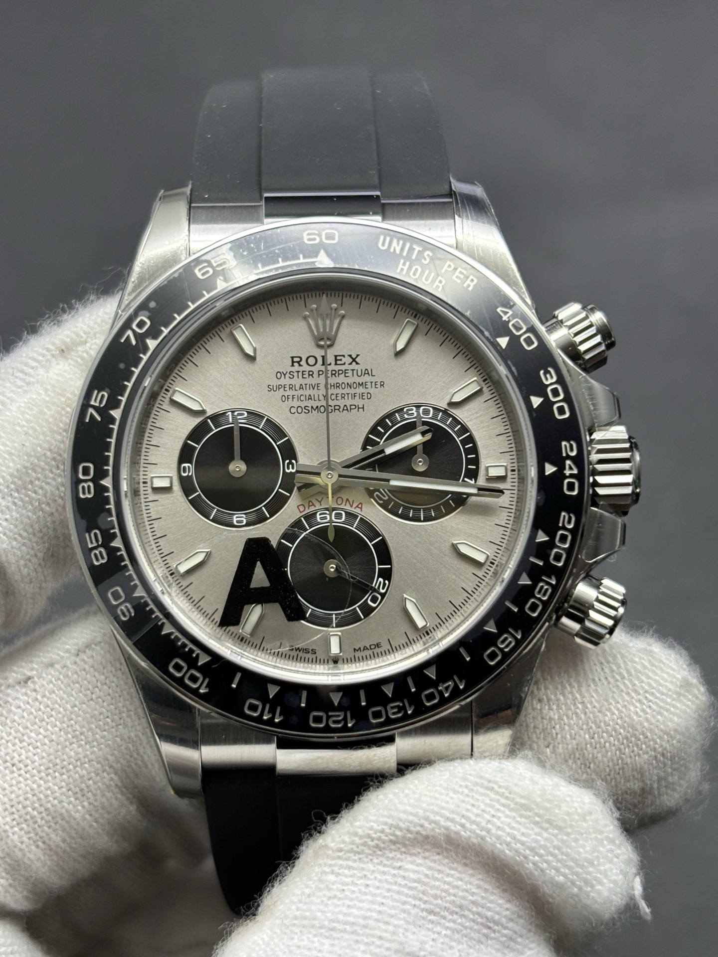 Rolex Daytona Oysterflex Silver