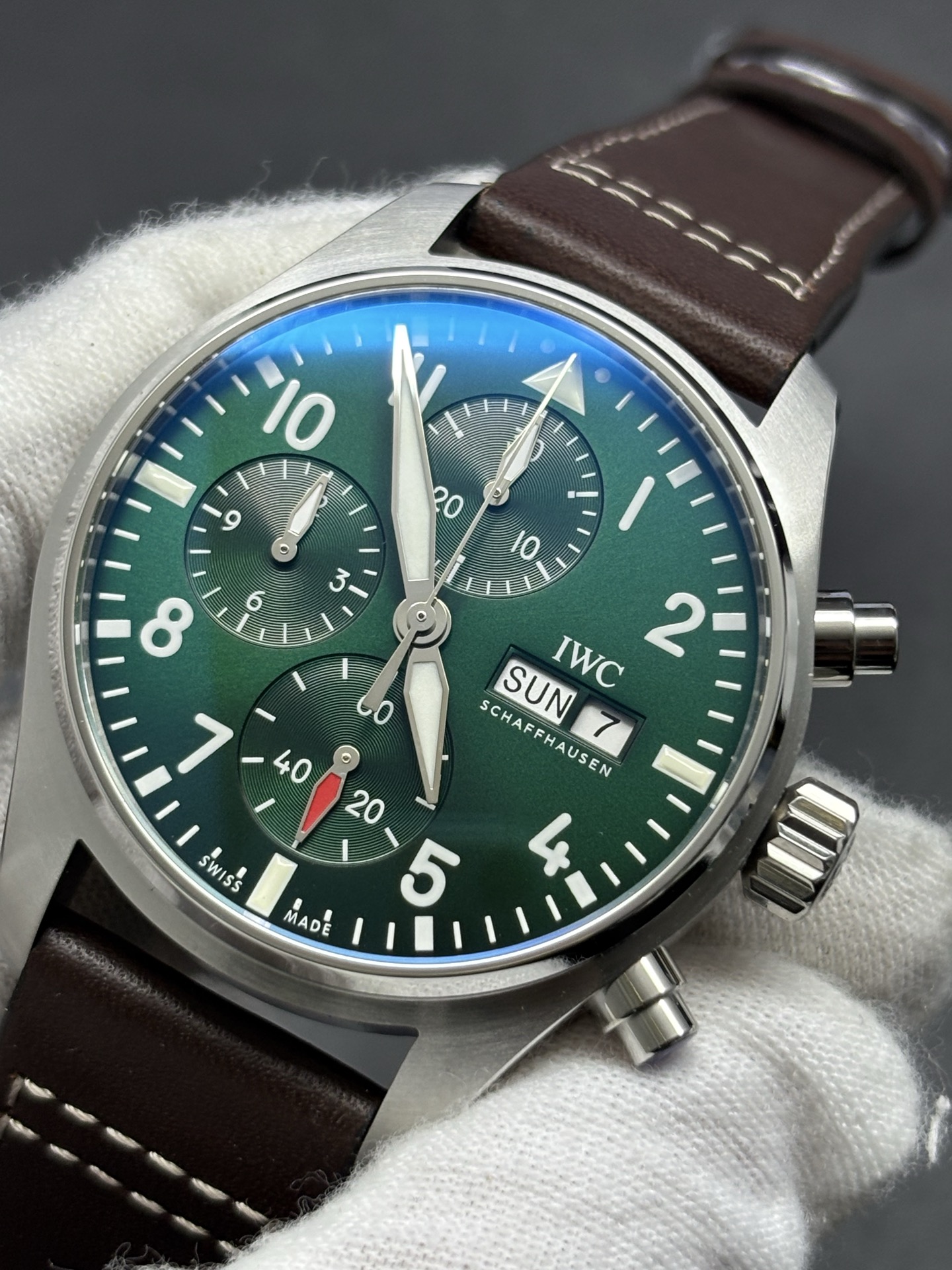 IWC Pilot Chronograph Green 41