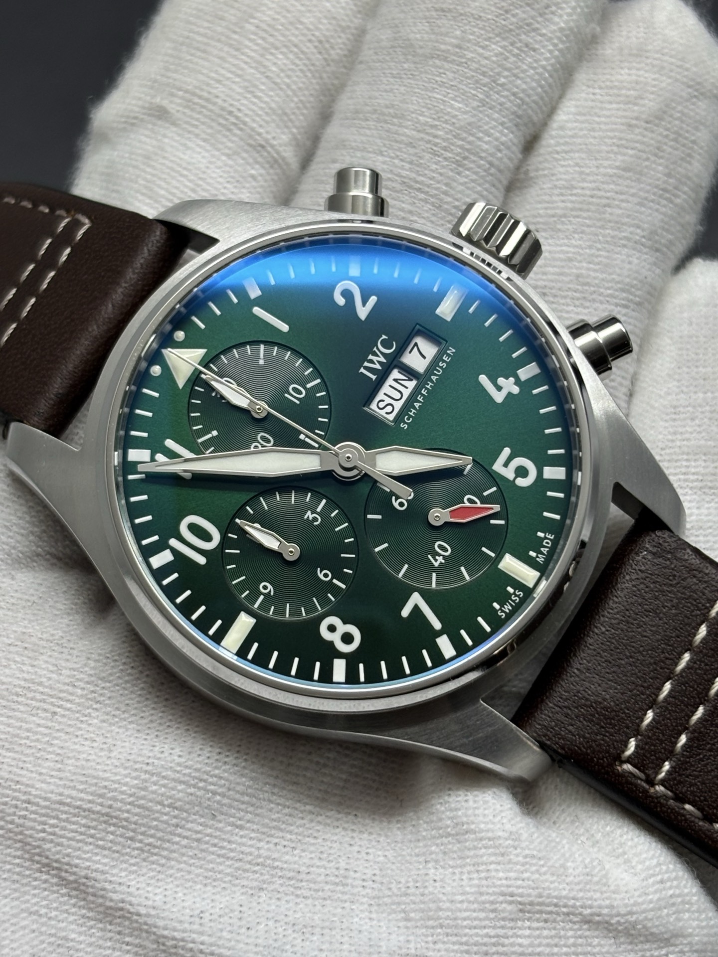 IWC Pilot Chronograph Green 41