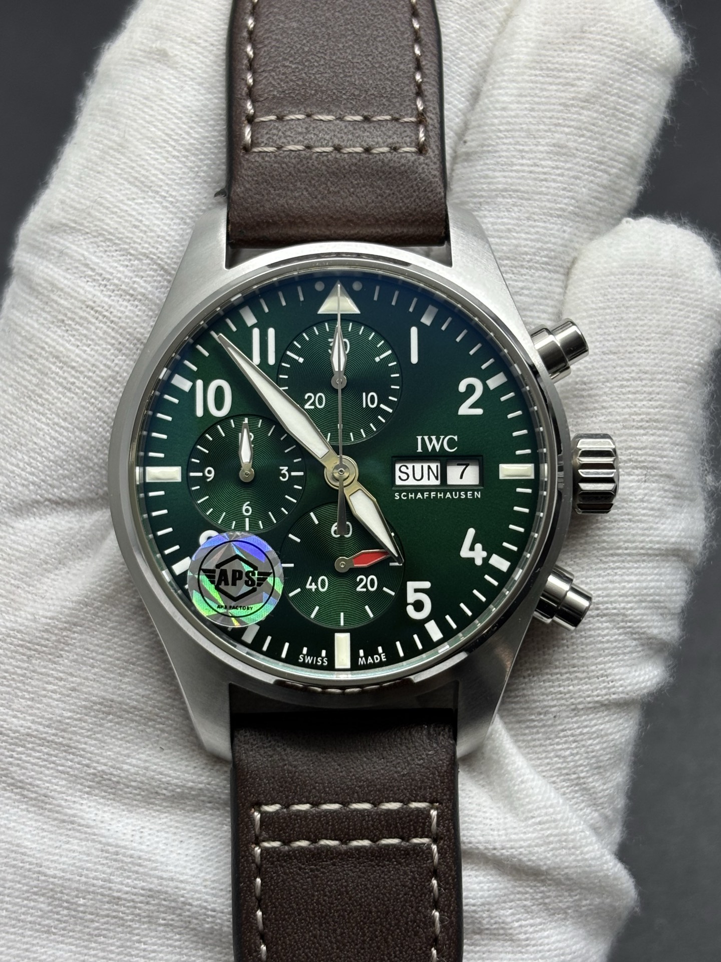 IWC Pilot Chronograph Green 41