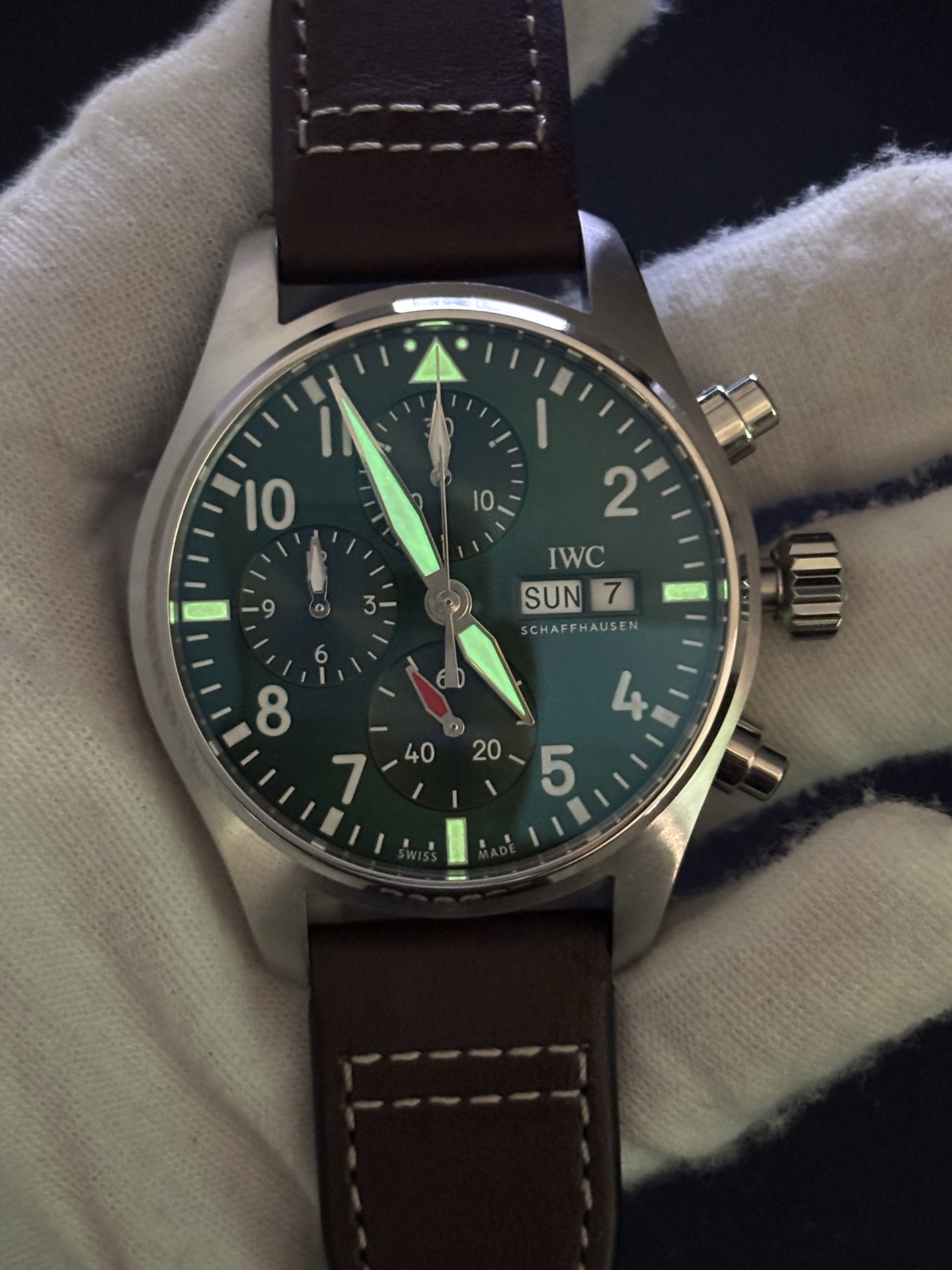 IWC Pilot Chronograph Green 41