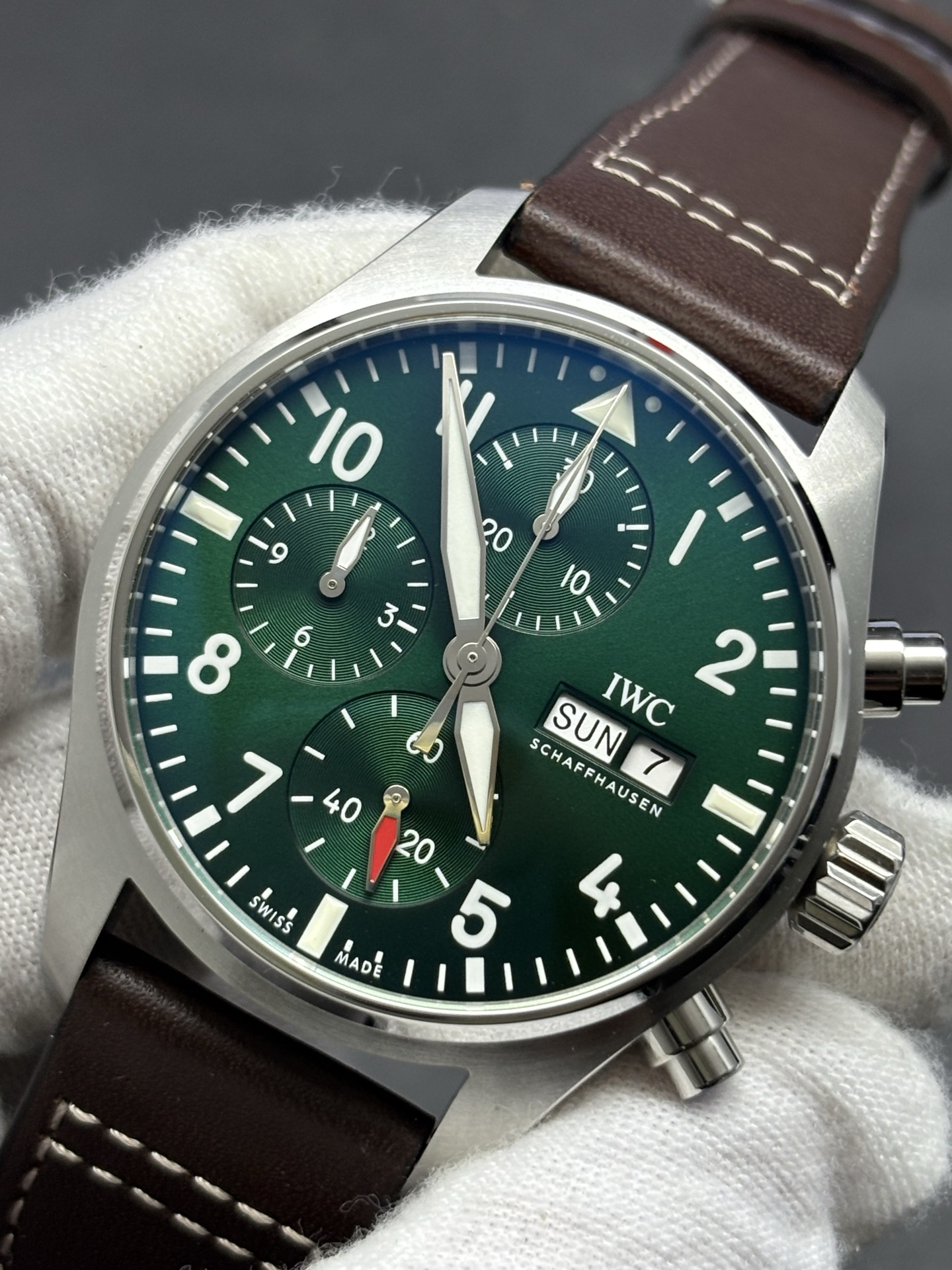 IWC Pilot Chronograph Green 41