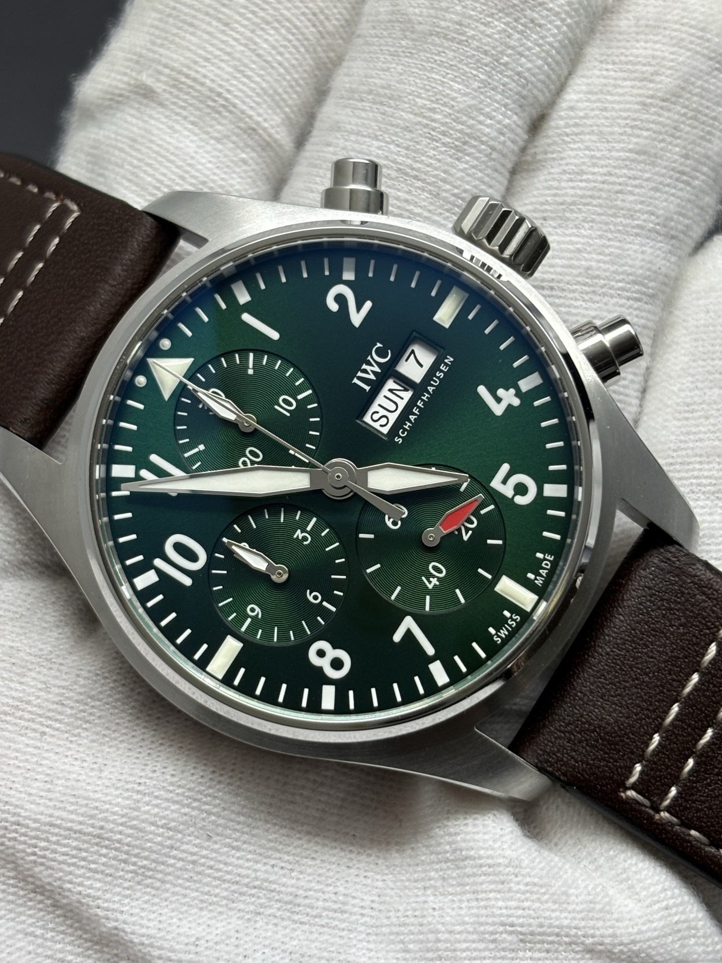 IWC Pilot Chronograph Green 41