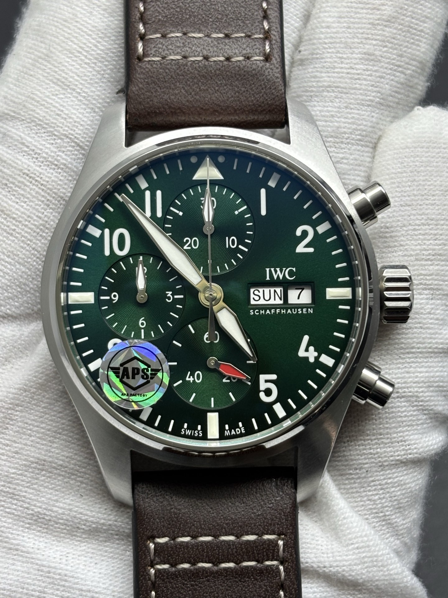 IWC Pilot Chronograph Green 41