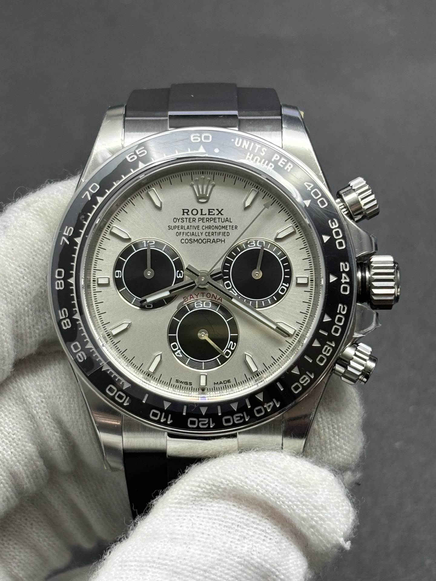 Rolex Daytona Oysterflex Grey